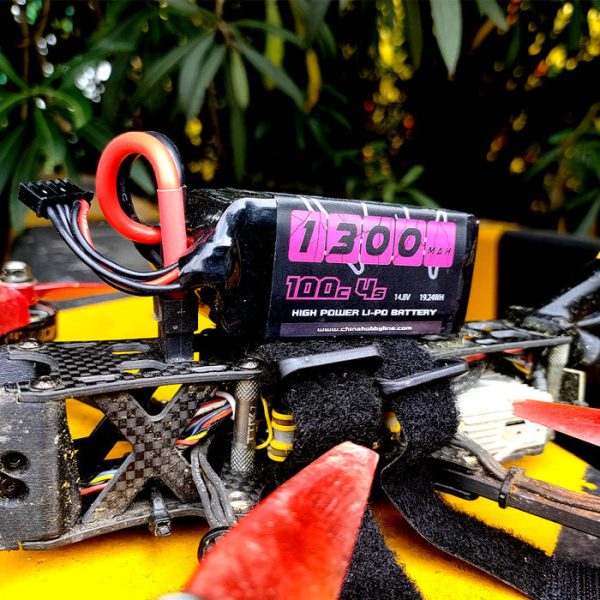 CNHL Black Series 1300mAh 14.8V 4S 100C Lipo Battery with XT60 Plug