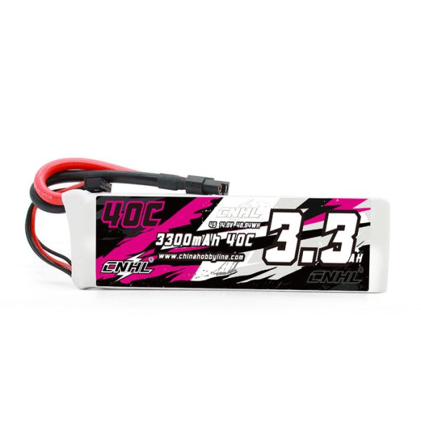 CNHL 3300mAh 14.8V 4S 40C Lipo Battery with XT60 Plug