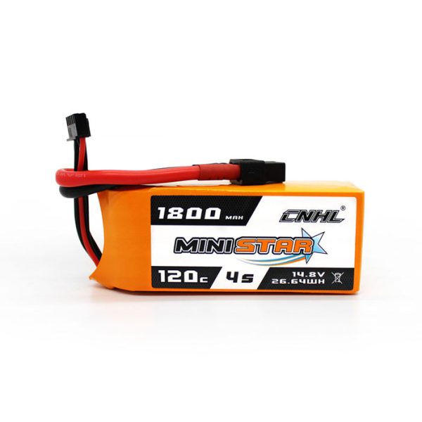 CNHL MiniStar 1800mAh 14.8V 4S 120C(max 200C) Lipo Battery with XT60 Plug