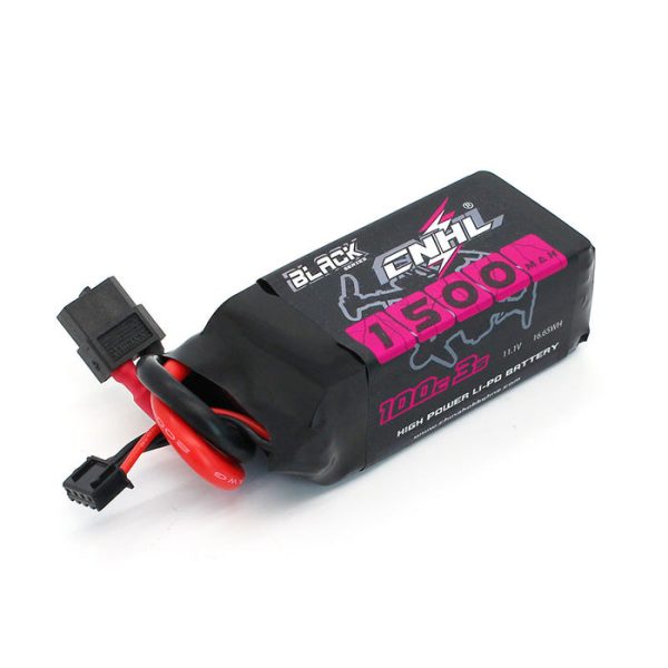 [Combo] 2 Packs CNHL Black Series 1500mAh 11.1V 3S 100C Lipo Battery with XT60 Plug
