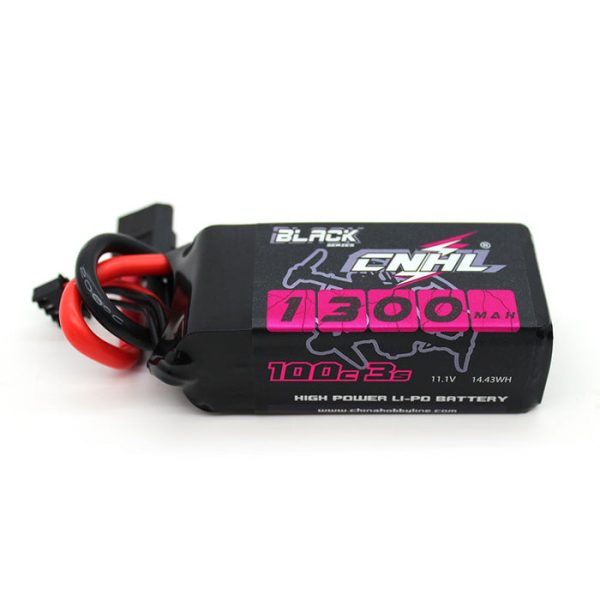 CNHL Black Series 1300mAh 11.1V 3S 100C Lipo Battery with XT60 Plug
