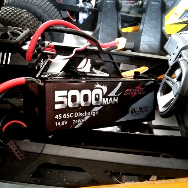 CNHL Black Series 5000mAh 14.8V 4S 65C Lipo Battery with XT90 Plug