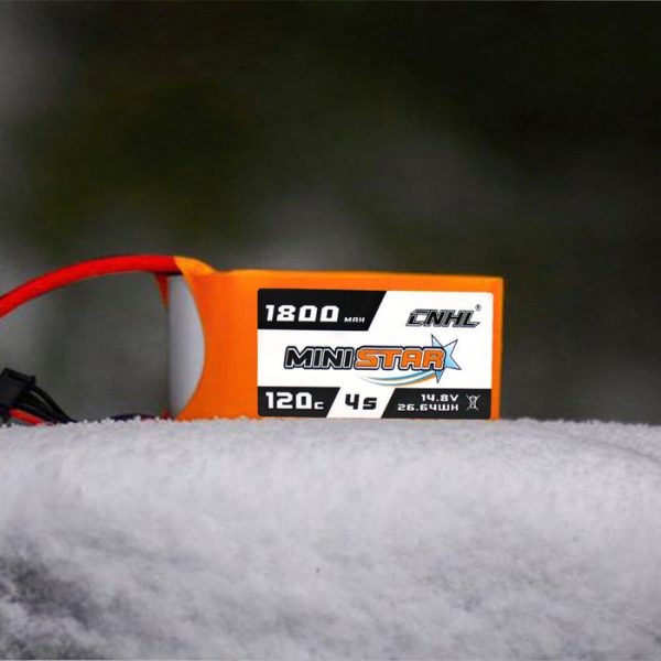 CNHL MiniStar 1800mAh 14.8V 4S 120C(max 200C) Lipo Battery with XT60 Plug