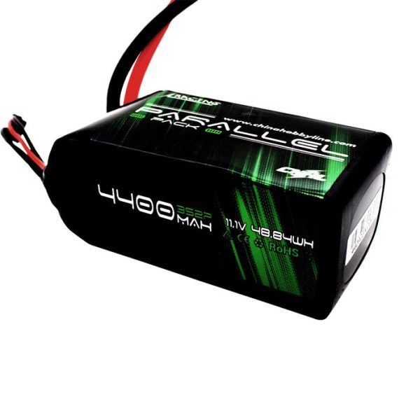 CNHL Parallel Series 4400mAh 11.1V 3S 90C Shorty Lipo Battery Soft Pack